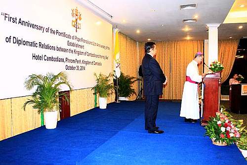 The nuncio giving an address